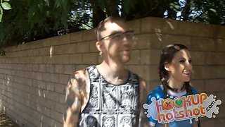 Hot hookup Mystica Jade backdoor butt fucked by 1st encounter!