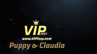 VIPissy featuring Claudia Macc's piss inside pussy dirt