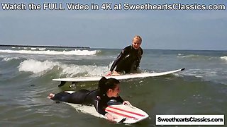 Surf\u2019s Up! 4 Lesbian Cuties Cruising at SweetheartsClassics