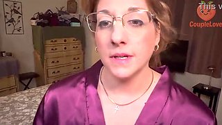 Step Mom Kiki Cockhound Blowjob POV - Big Natural Tits Dirty Talk & Huge Cumload