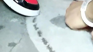 Slut Girl`s Shoe Cleaner!