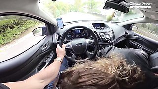 Lascivious Mugur and Julia North at outdoors smut