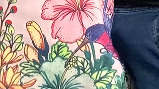 Fingering in Public Transport - No Panties Babe