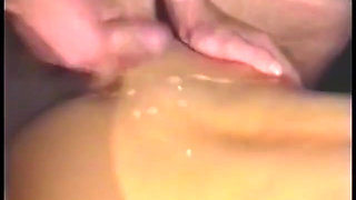 Horny babe likes getting her cunt licked before she getting banged in a threesome