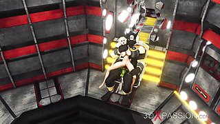 Blonde xxx with innocent Anubis from 3DXPassion