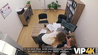 Busty Beauty Maya Came For A Loan And Got A Big Cock Inside Her Pussy In The Office