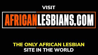 Real african lesbian couple makeout