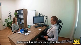 Loan4k. sweet beauty does splits when hardcore