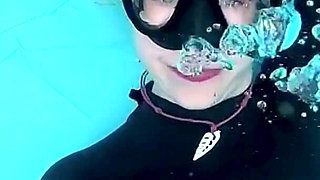 Underwater Wetsuit JOI in My Private Pool
