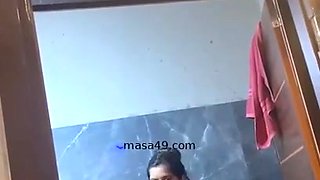 Indian Akka Bathing And Dressing Up