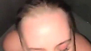 Hot Blowjob in the Shower