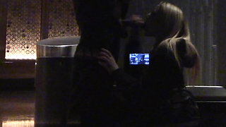 Cute Girls First Trip to Vegas and She Can't Stop Sucking Cock in Public