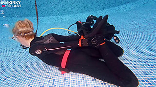 Hogtied & Breathless: Underwater Scuba Tease
