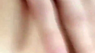 Beautiful MILF Horny Wife Send a Video to Her Cuckold Husband so He Can Masturbate in Office Toilet