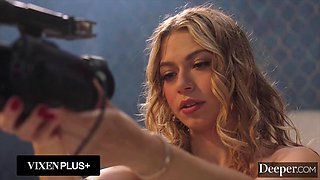 Deeper. Masked Blonde Summer Kline Gives Up Control To An Anonymous Dom