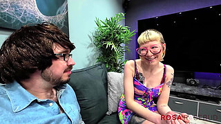 Rosa Gets Spit Roasted Bareback at Audition