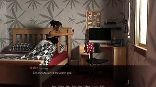 Lesbian Pizza Delivery Sex with Big Tits Stepmom & Stepsister Outdoor Public Fuck