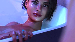 Bathing with Stepmommy - Life in Santa County(lisc) - Taboo Hentai Game - Part 6