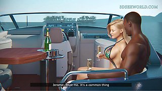 Big ASS Married Wife Cheats on her Husband on a Luxury Yacht with the BBC Captain (3D Anime)