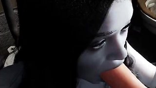 Ghost Sex Story: Asian Anal Fuck with Extreme Squirting Orgasms in 3D Animation