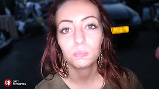 Typical Dutch teen cum slutting