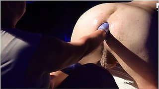 Femdom Fisting Sandra Gives Anal Fist Fuck To Her Hubby