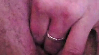 Maja the Cat caresses her sweet pussy