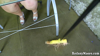 Super BBW eats ass and is hot!