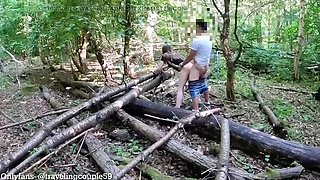 Dream Justin fucks 18 year old school girl in forest outdoor sex