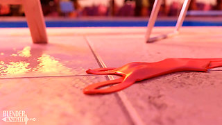 Boy and girl sex in the pule side.