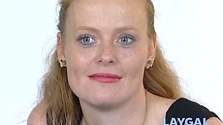 Redhead Adult Star Uses Dildo and Sucks Cock