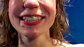Cum!! Hard Blonde Swallowing Properly