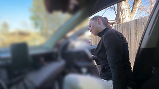 Picking up an Upset Hitch Hiker Turns Into Ass to Mouth Deep Anal Pounding