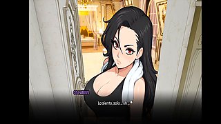 Chased by femboy trio in this steamy manga scene