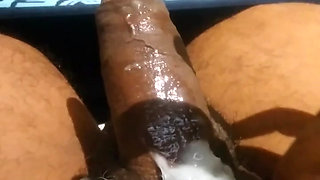 I went to the bathroom in college, shook it, drained the water.