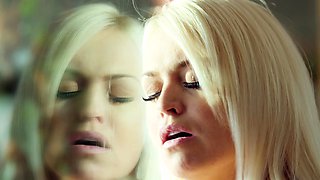 Blonde Lesbians Lick And Suck Everything 1