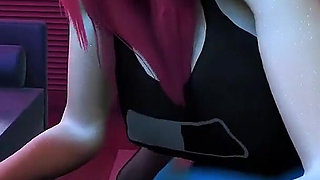 Student Cyber Goddess with Forbidden Curves - 3D Animation Hentai