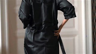 Grandma's red-hot booty drills honey in bed. Big-tits,