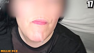 Amateur COUGAR Gulps 20 Fountains of JIZM - Millie Fox