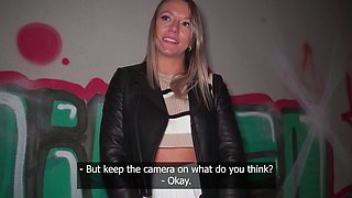 Public Agent - French girl caught masturbating in street
