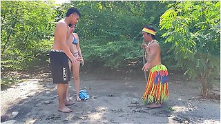 A Little Indian Dwarf Makes Me Fuck My Stepbrother On A Magic Island As A While He Watches Us Having Rough Sex In Exchange For Letting Us Go
