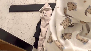 Sex in the Fitting Room with a Sales Assistant. Blowjob for First Client with Big Dick