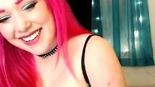 Amateur Jasmin stripping panties and masturbating