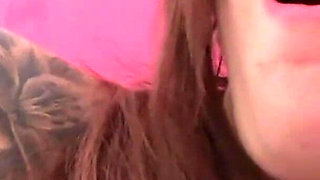 Tattooed big ass chick fucked hard in the bathroom