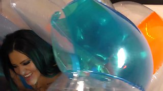 Bubble boobs fun with DaCada and Ashley Cumstar