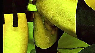 Femdom Wife Pegging Husband with Big Dildo and Very Deep