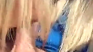 Old Man Picks up Cheerleading Teen at the Park and Gets Head