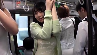 Horny Japanese Women on Bus