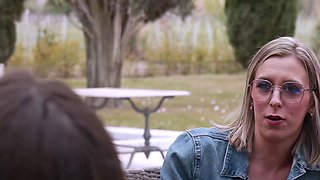 Olivia Ryder Blonde Blowjob Brunette Car Handjob