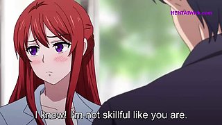 Anime Hentai: Chetanaki's Intense Pussy Eating at Work - Big Tits, Uncensored, ENG Sub